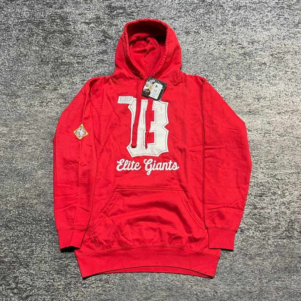 NWT Baltimore Elite Giants Hoodie‎ Sweatshirt Mens Medium Red Negro Leagues